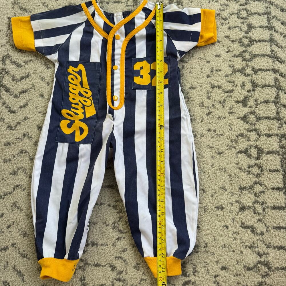 Vtg 1990s Hopscotch Baseball Slugger Team Champion Outfit Size 12M - Picture 5 of 8